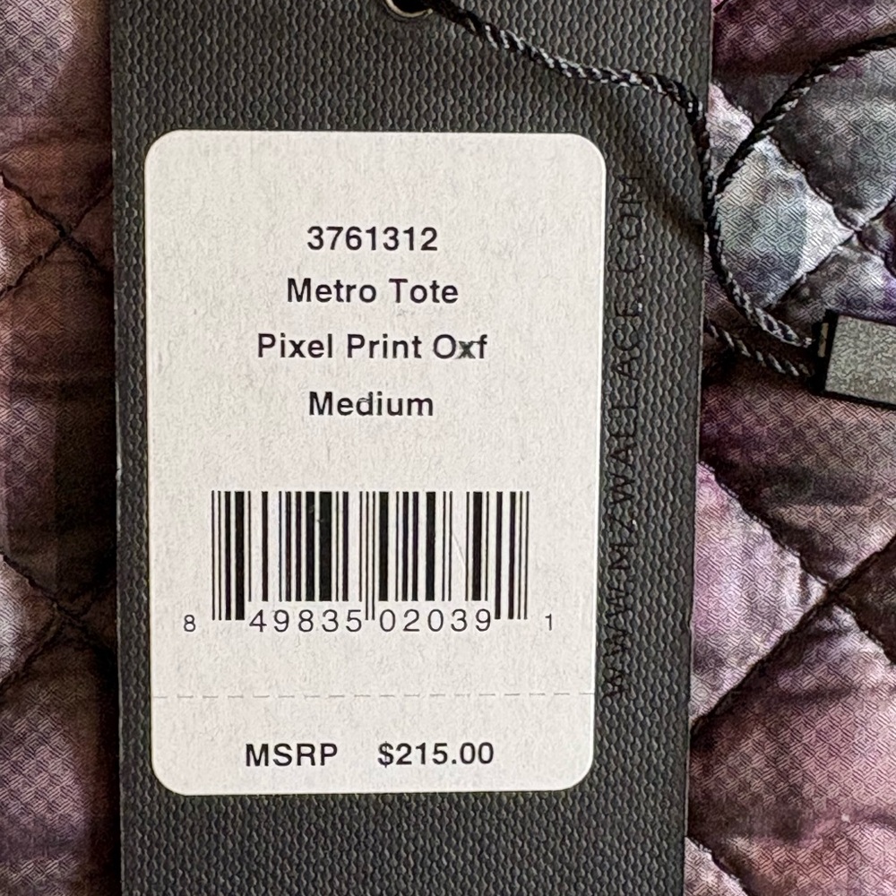 Mz Wallace Medium Metro Tote in Rare Pixel Print - Picture 10 of 10